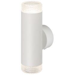 Светильник настенный ЭРА WL50 WH/TR под лампу MR16 GU10 белый/прозрачный