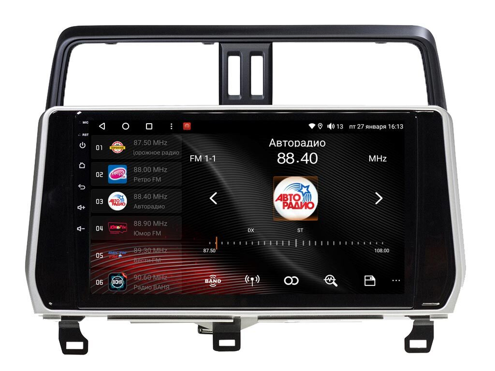 Магнитола для Toyota Land Cruiser Prado 150 2017-2023 - Vaycar VA77-1053 на Android 13, 8-ядер, 4G SIM-слот