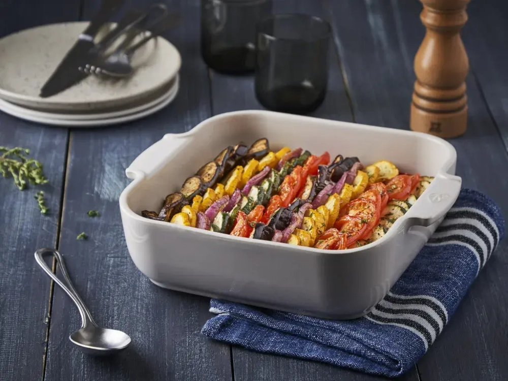 Peugeot Керамическое блюдо Appolia 40x27см экрю