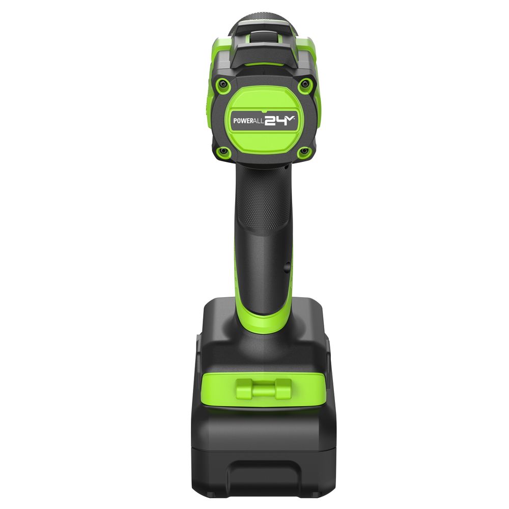 Дрель-шуруповерт акк. Greenworks DD560, 24V, б/щет, 30/60 Нм,13мм, Anti-kickback,1х4Ач,ЗУ,кор (3708407CUB)