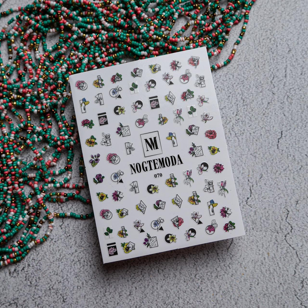Nogtemoda Наклейки для ногтей Classic 070