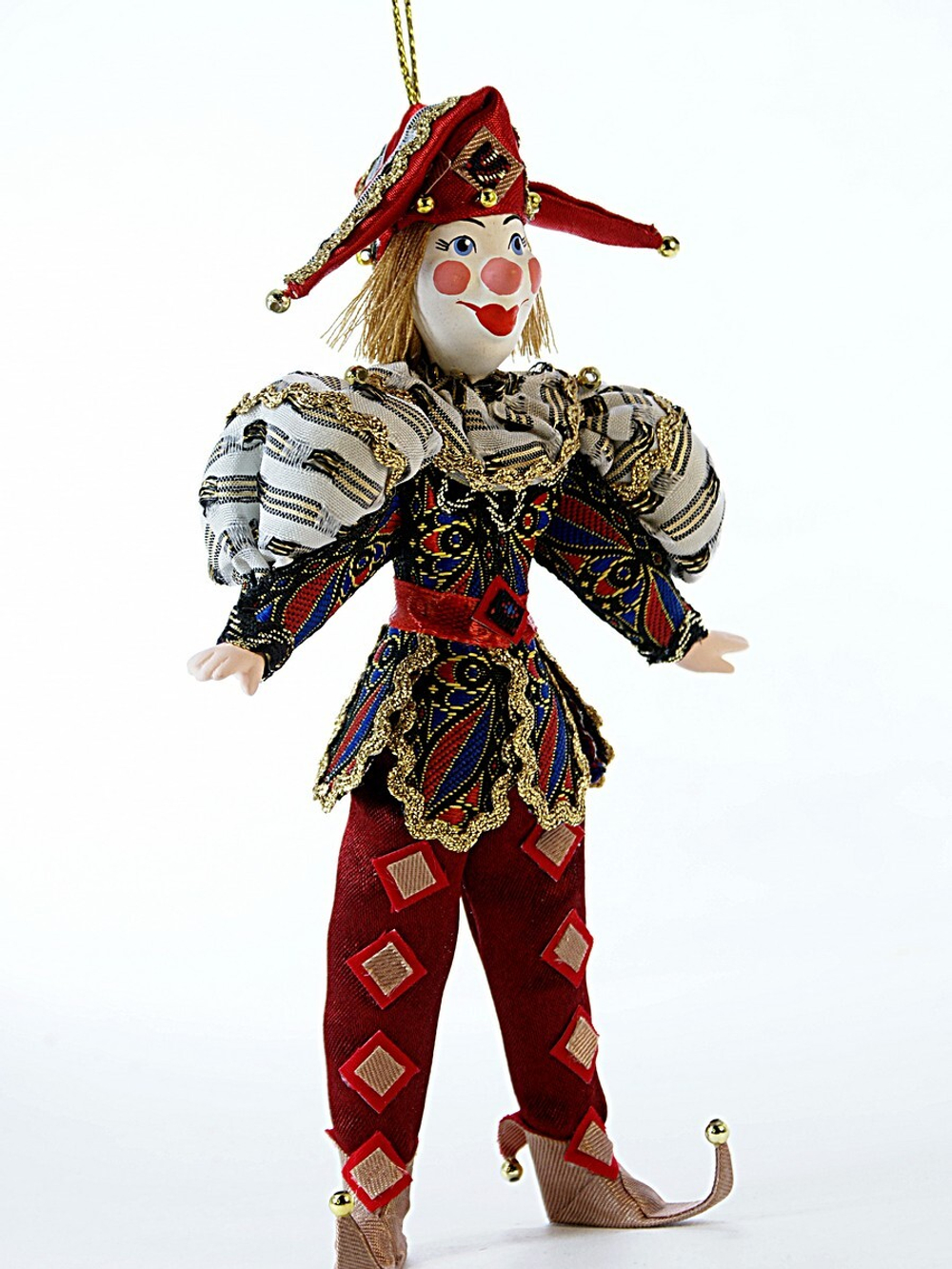 Кукла-подвеска коллекционная Шут