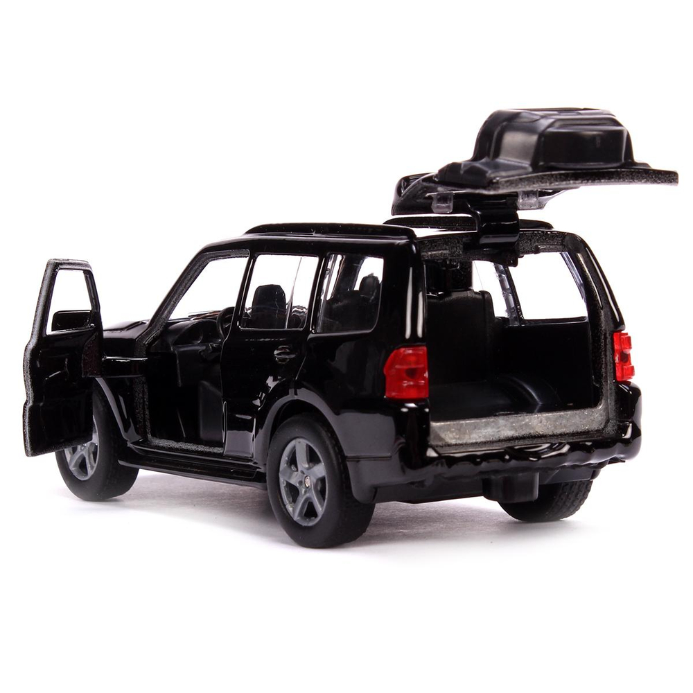 Модель ин. мет. "Mitsubishi Pajero" 12см. черный, откр.дв, баг, коробка SB-17-61-MP-N(BL)-WB (Технопарк)