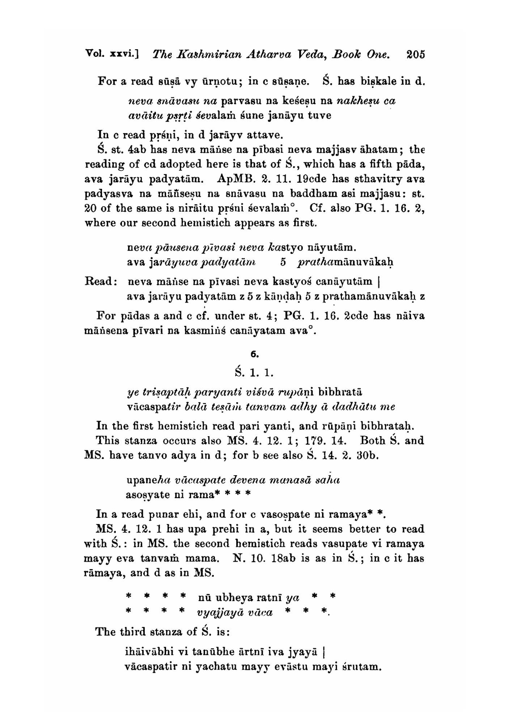 The Kashmirian Atharva Veda. Book One | Le Roy Carr Barret