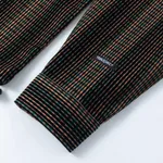 Рубашка YMKASHIX Velvet Tartan оранжевая / зеленая