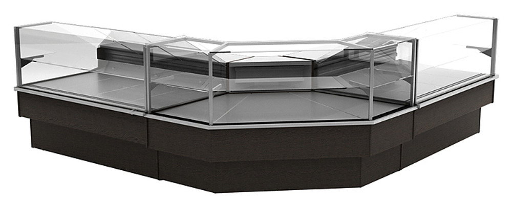 Витрина холодильная Carboma GC110 VM-6 (ВХСу-2 GC110 внутренний 90) (динамика, без боковин)