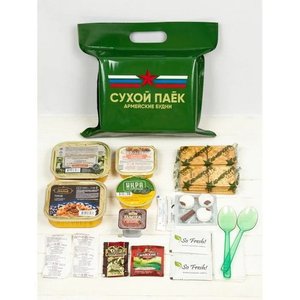 Сухой Паёк «ОБЕД» ИПР Армейские Будни (на 2 приема пищи)