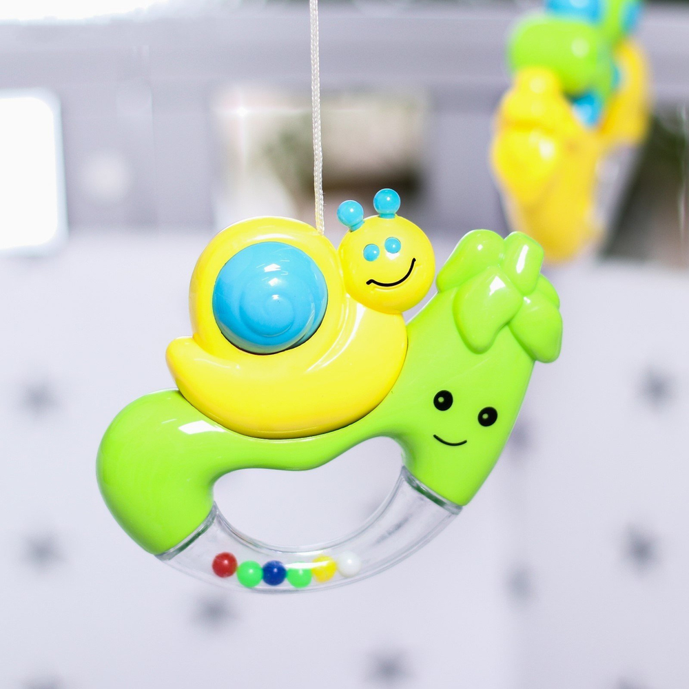 1261744 Мобиль музыкальный «Бабочки и улитки», работает от батареек