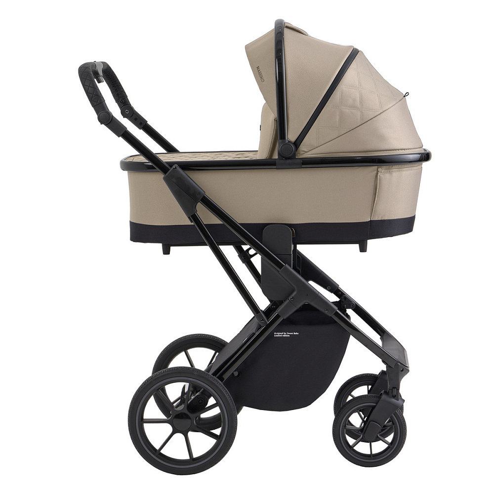 Коляска 3 в 1 Sweet Baby SBL Massimo + автокресло Premier Black Beige