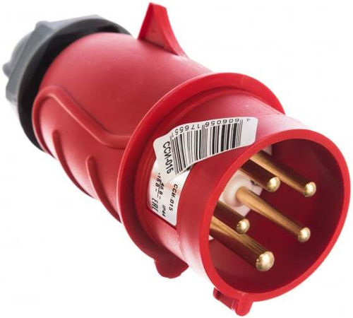 Вилка эл. каб. 16А 3Р+РЕ 380В ССИ-015 ИЭК 25812