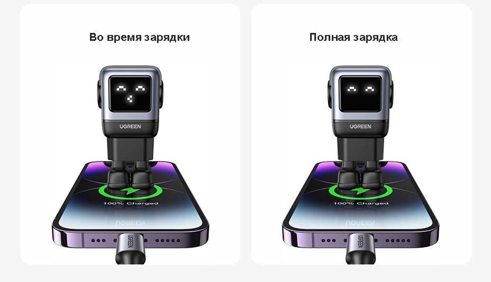 Зарядное устройство Ugreen Nexode RG 65W GaN черный