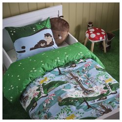 IKEA SKOGSDUVA  (ИКЕА СКОГСДУВА)  -  Подушка с карманом, в форме желудя/коричневая, 32x37 см