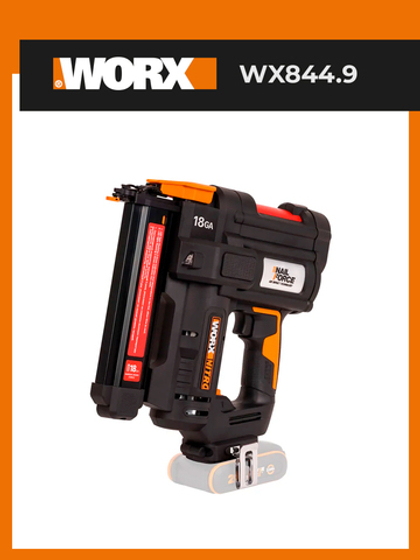 Аккумуляторный степлер WORX WX844.9 20 В без АКБ и ЗУ