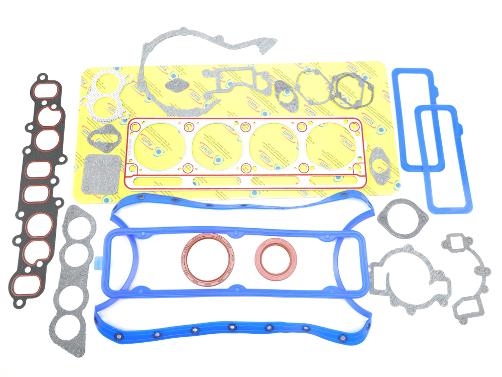 Комплект прокладок двигателя дв. УМЗ-4216 ЕВРО-3 для а/м Газель (19 наиминований, силикон+сальники, облицованная ГБЦ)  Оптимум "RUATI"