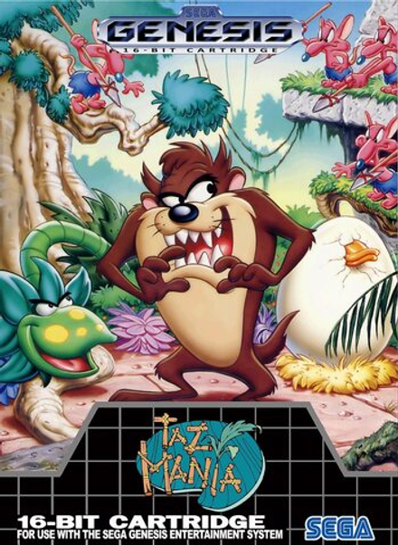 Картридж Taz-Mania (без мануала) (Sega Mega Drive)