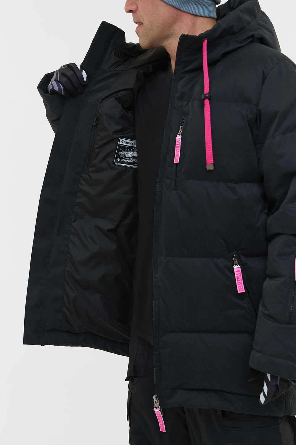 КУРТКА МУЖСКАЯ ПУХОВАЯ VIRUS BATZZILLA INDI С ПРИНТОМ БУДДА