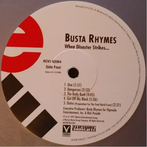 Busta Rhymes - When Disaster Strikes (coloured) LP