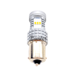 Светодиодная автомобильная LED лампа TaKiMi 1156-3020-14SMD (P21W) 180*,Оранжевый,Не полярная,12V