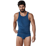 Темно-синяя мужская майка Basis Tank-Top (Размер: XL) (Цвет: темно-синий)