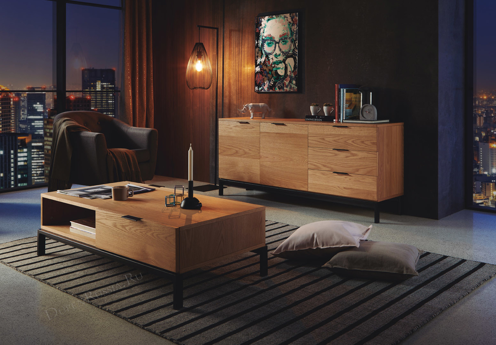 Буфет DUPEN W-902 Дуб MANHATTAN