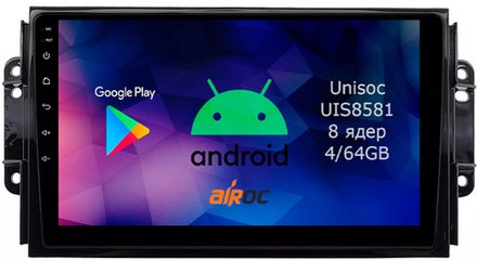 Магнитола для Chery Tiggo 3 2017-2020 - Roximo RM-2104 Android 12, 8-ядер, 4/64Гб, SIM-слот