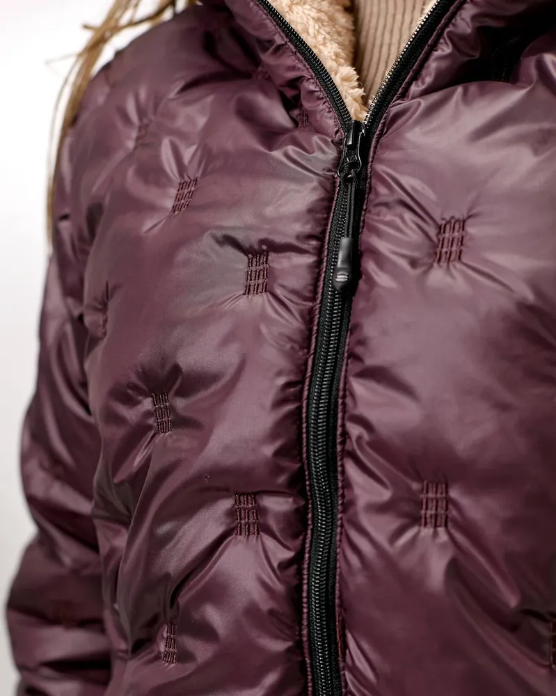 Куртка с мехом УК-4431-3 Фабрика Моды