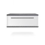 Тумба прикроватная подвесная ROYAL 5200 эко (Металл Бруклин-р.черная)