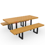 Стол уличный с лавками Даллас