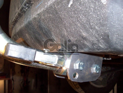 Фаркоп оцинкованный Galia C055C для Citroen C5 III седан 2008-2017, Peugeot 407 седан 2004-2010(паспорт и сертификат в комплекте)(без электрики)
