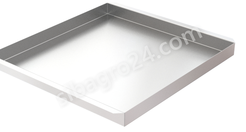 Противень 530х470х50 нерж. (отгибы по короткой стороне) для ЭП, ШЖЭ