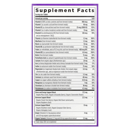 New Chapter, One Daily Every Woman's, мультивитамины, 48 вегетарианских таблеток