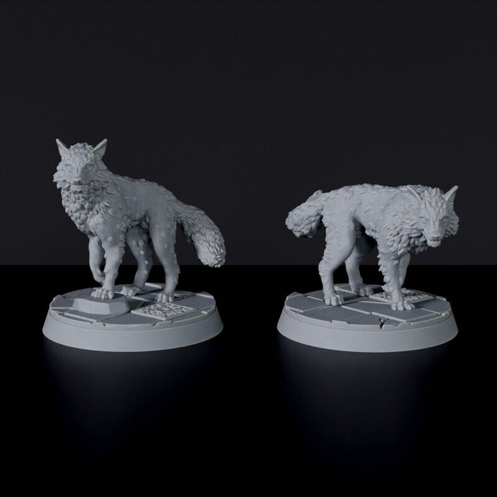 волк монстр 1 шт. миниатюра для dnd, днд, pathfinder, фентези, Настольная игра, НРИ, Варгейм, РПГ