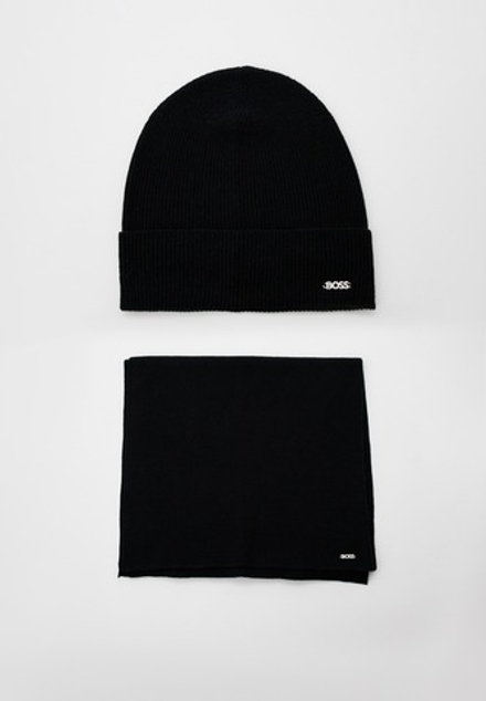 Шапка и шарф (набор) женские BOSS Livi_set 10253857 01