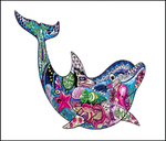 Пазл деревянный фигурный "Дельфин" МС-5578-7 (Basir)