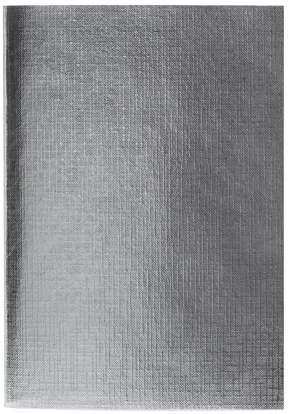 Тетрадь бумвинил, А4, 96 л., скоба, офсет №1, клетка, СЕРЕБРО Metallic, HATBER, 96Т4бвВ3
