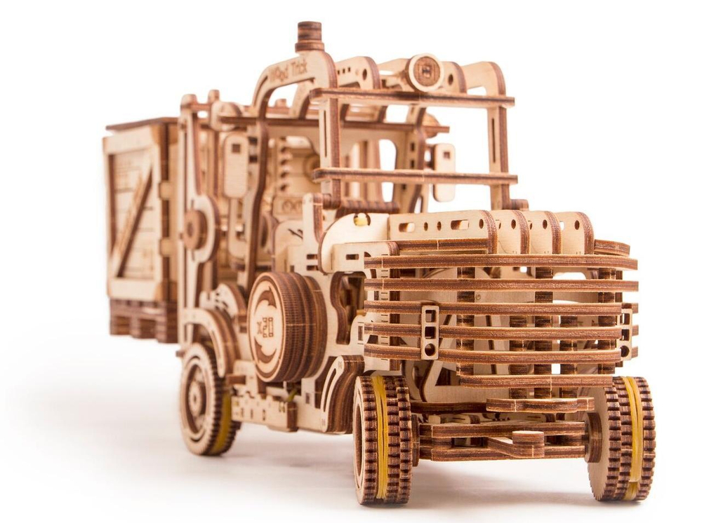 Механический 3D-пазл из дерева Wood Trick Погрузчик