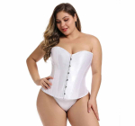 Корсет и стринги Классика белый XL