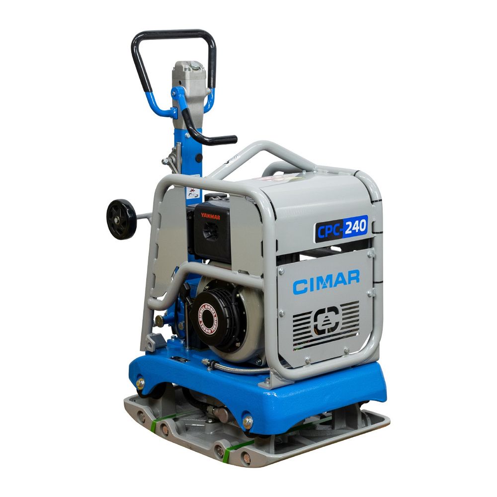 Виброплита дизельная CIMAR CPC-240-D гидравлика - [260 кг / 35 кН / Yanmar L70]