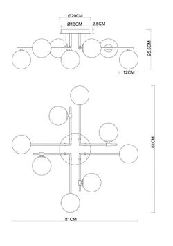 Потолочная люстра Arte Lamp