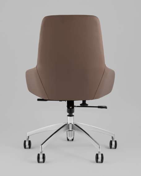 Кресло офисное Soulo светло-серый, коричневый