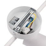 Светильник PCL-0403 3xGU10 IP20 230В WH настен./потолочн. декор. под лампу JazzWay 5066663
