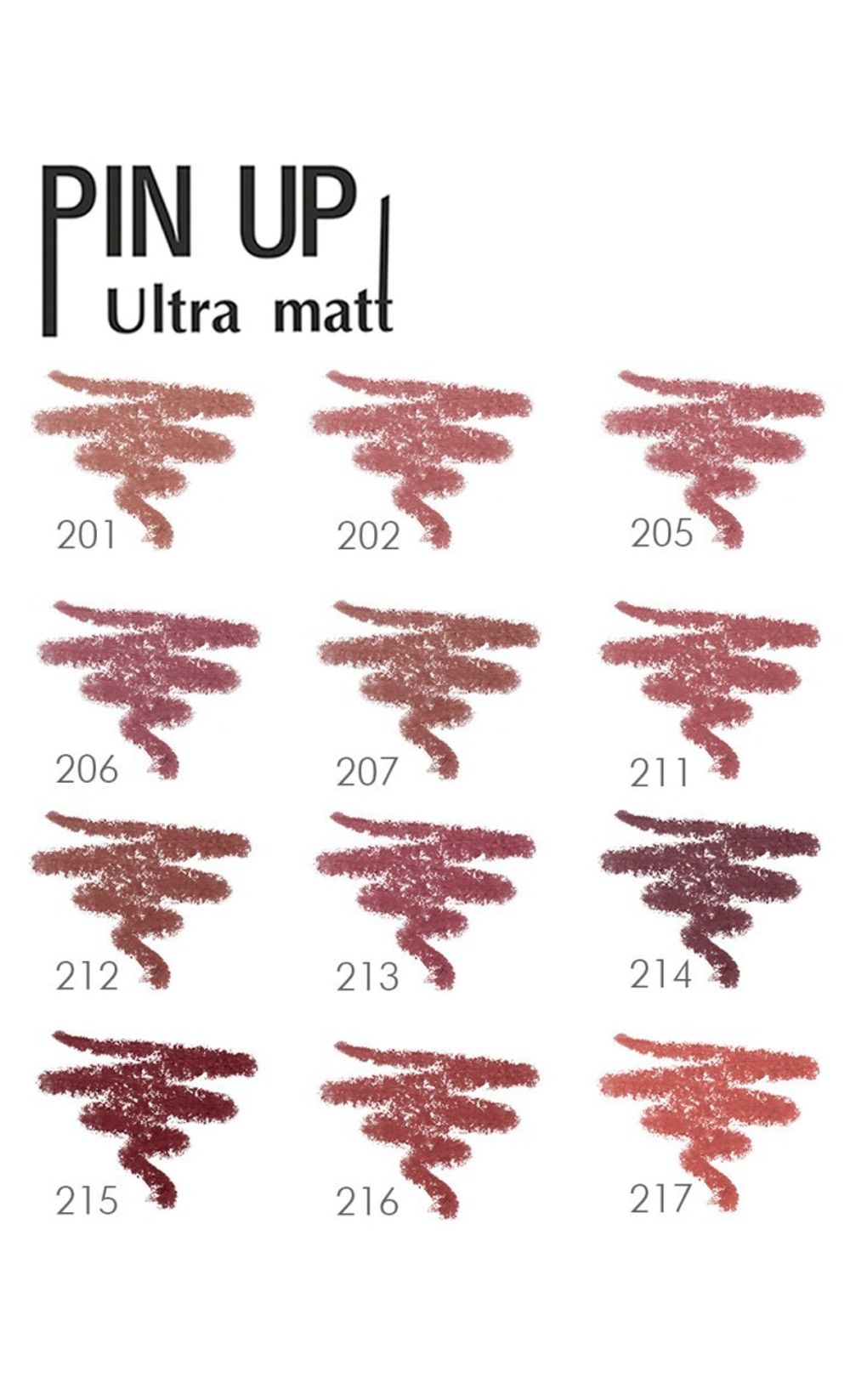 Карандаш для губ LuxVisage PinUp - 207 Insta