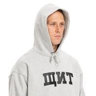 Худи Питерский Щит ЩИТ, серый, утеп.