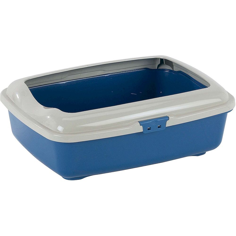 Туалет для кошек GOA 1C с бортом 37х27х12см ассорти Туалет для кошек GOA 1C с бортом 37х27х12см ассорти