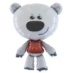 Шар (36''/90 см) Фигура, Ми-Ми-Мишки Тучка (лицензия ООО БРАВО), 1 шт.