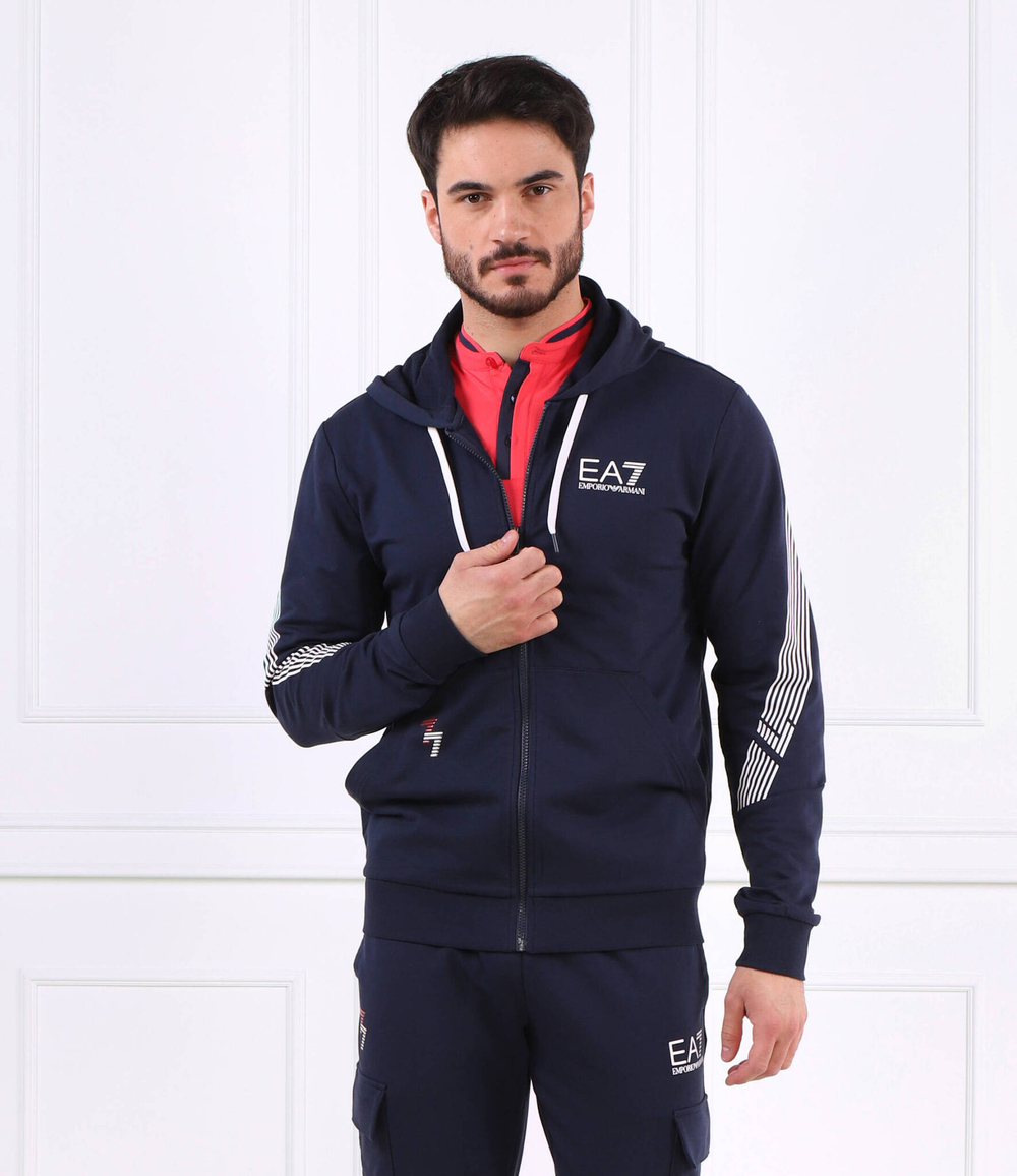 Худи EA7 - темно-синий(3RPM07 PJLIZ)