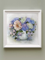 Картины на стену интерьерные на холсте 4 шт, 23*23 см