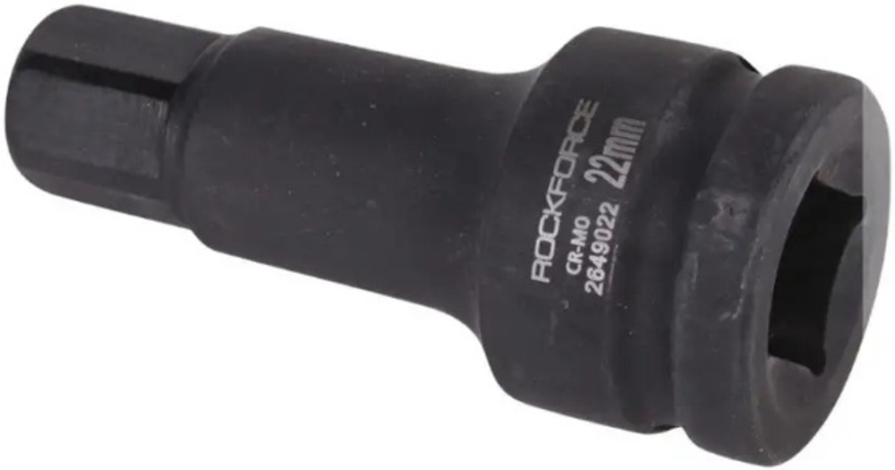 Головка-бита 22мм 3/4" 6-гранная ударная удлиненная L=100мм ROCKFORCE RF-2649022