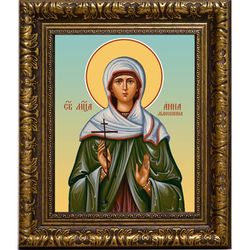Анна Лыкошина мученица. Икона на холсте.