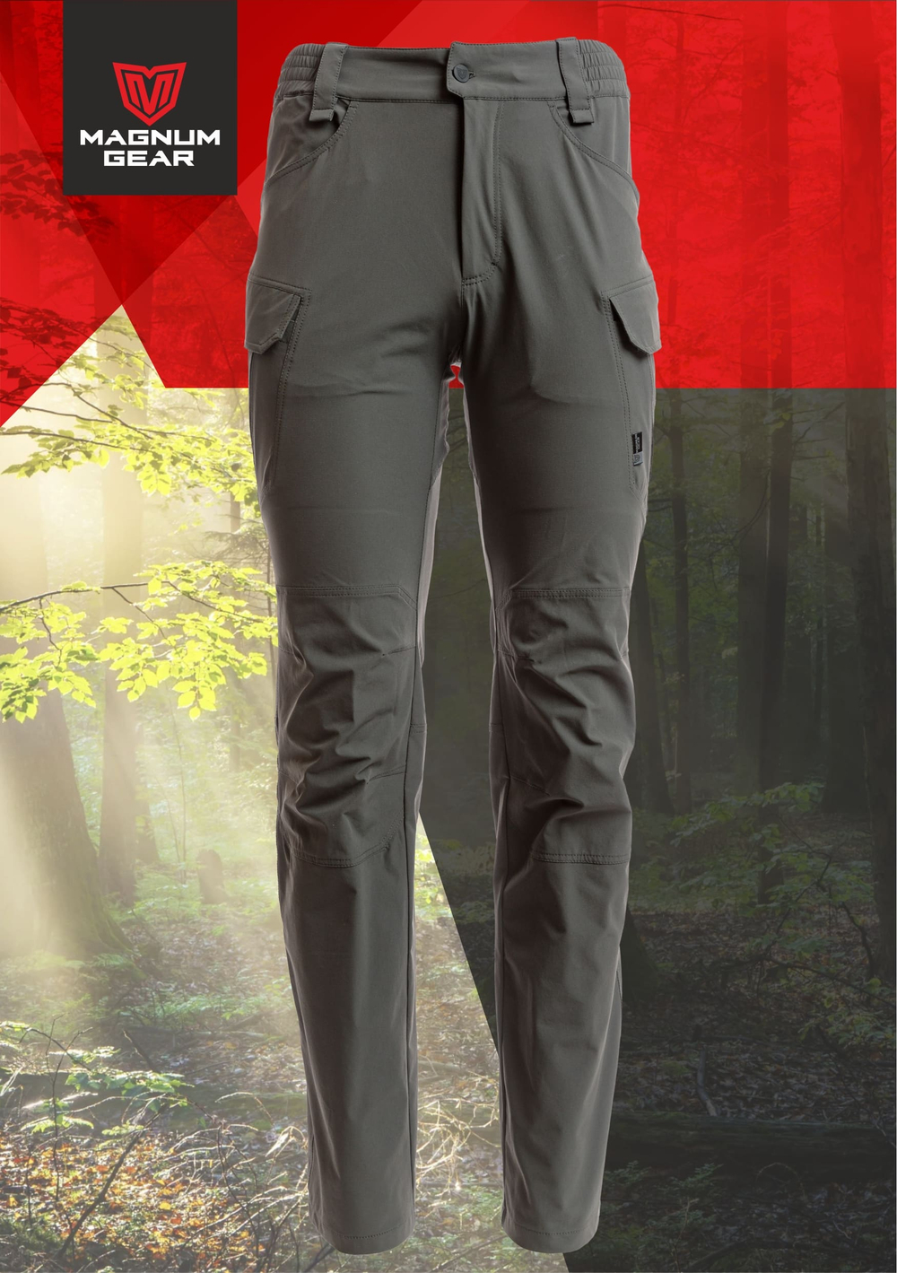 Брюки МАГНУМ TREK FLEX графит